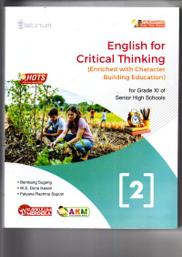Image of PENDAMPING ENGLIS FOR CRITICAL THINKING GARDE XI KURMER